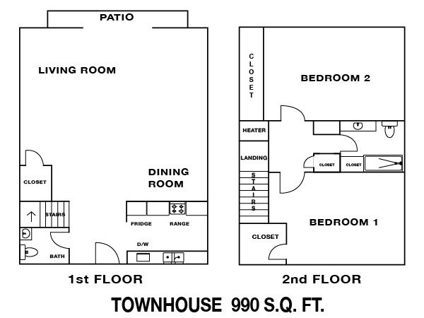 townhouse_990sf